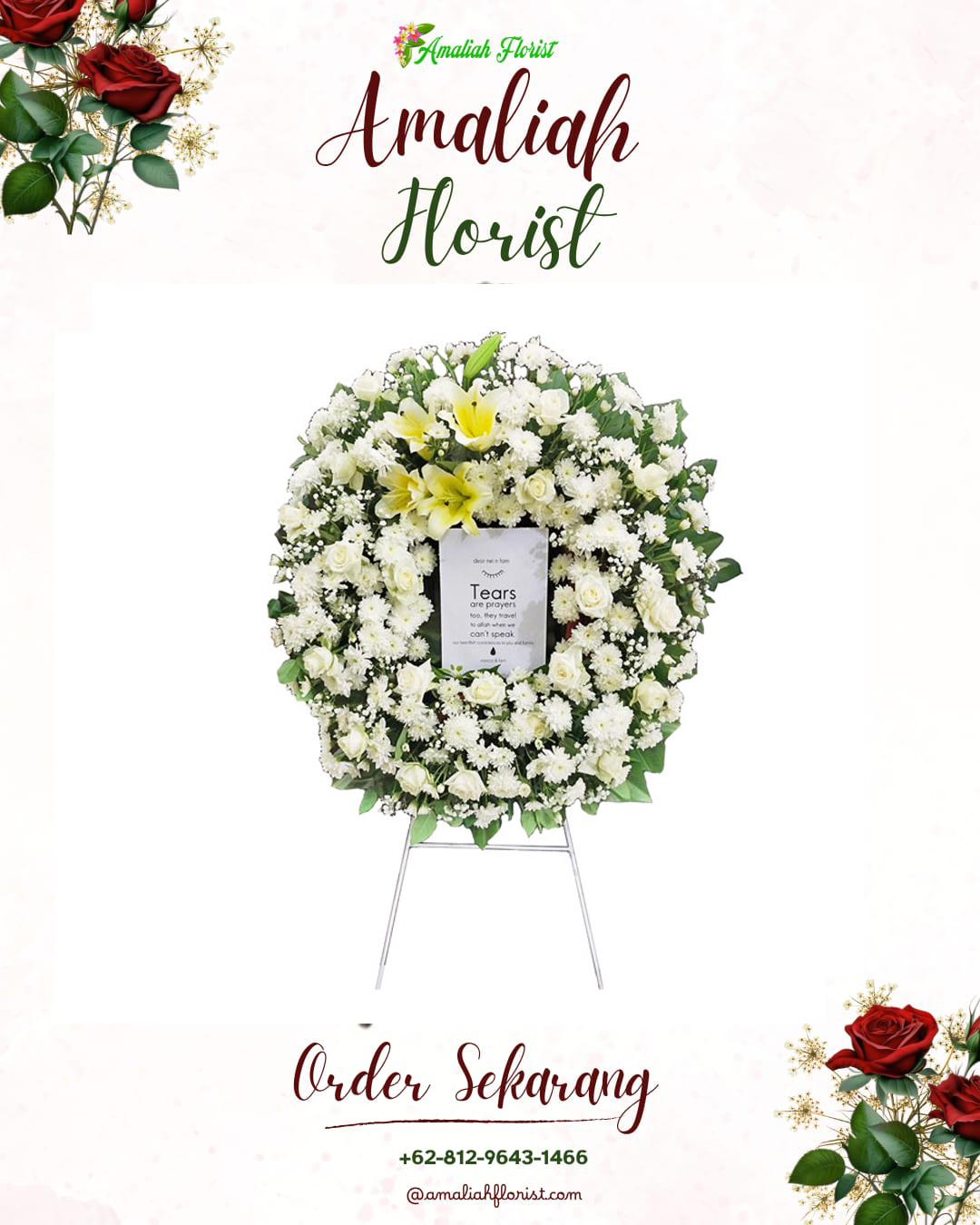 Krans Bunga Duka Kraksaan