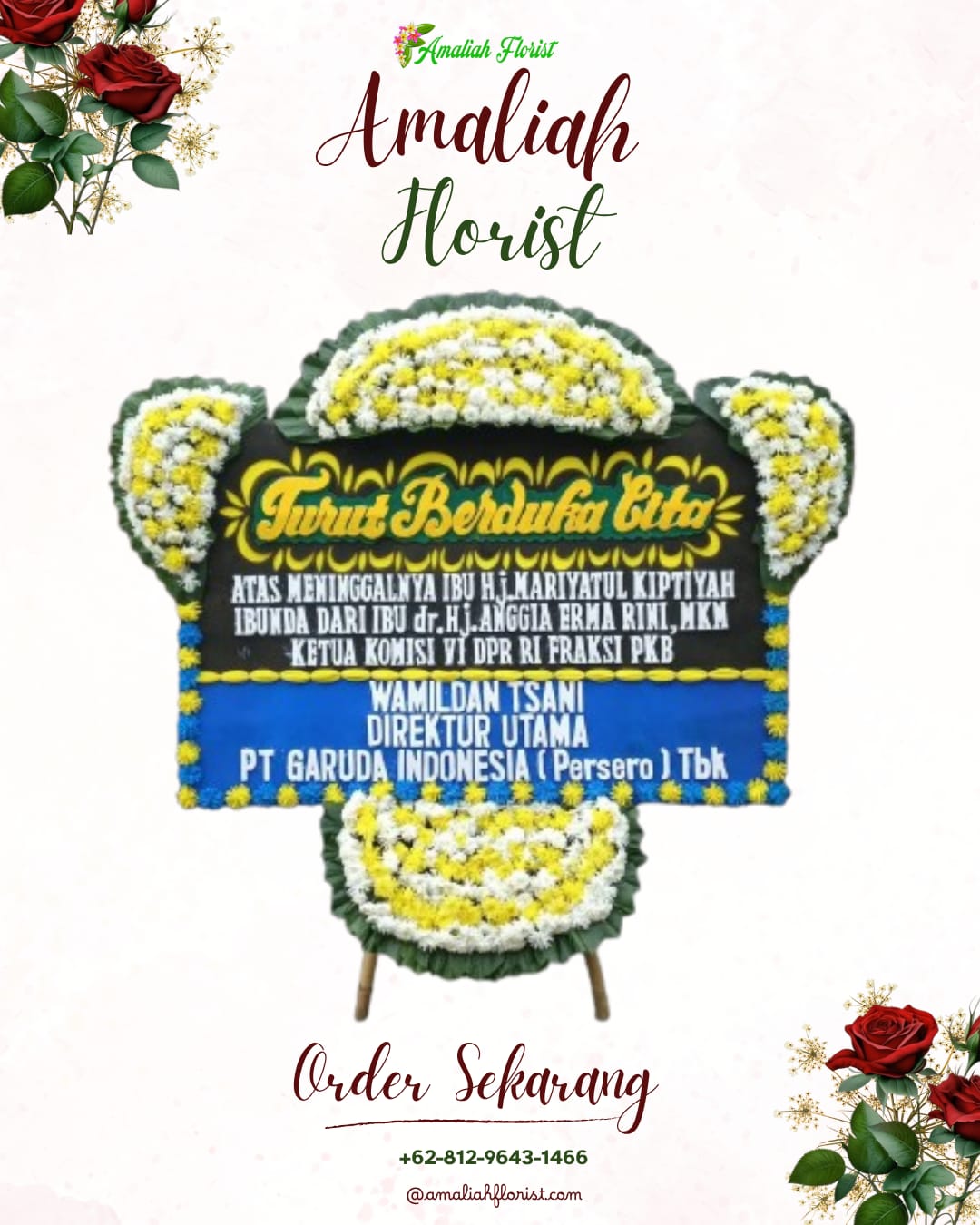 Papan Bunga Duka Kraksaan